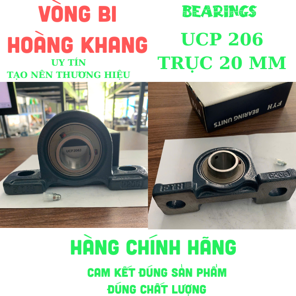เคสแบริ่ง FYH ของแท้ UCP 206 UCP206 เพลา 30 มม.