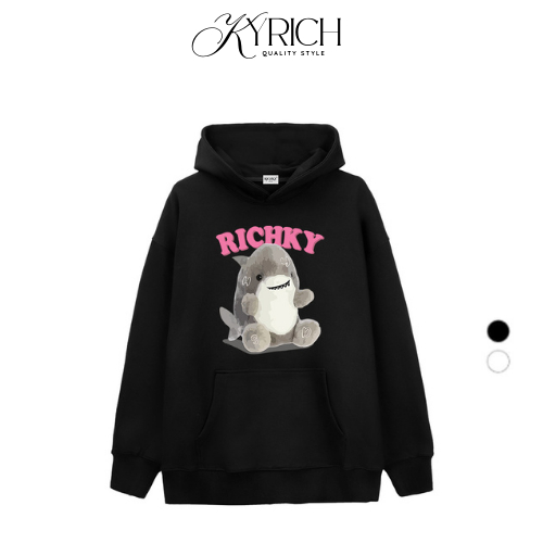 Kyrich Premium Baby Shark เสื้อฮู้ดสีชมพู