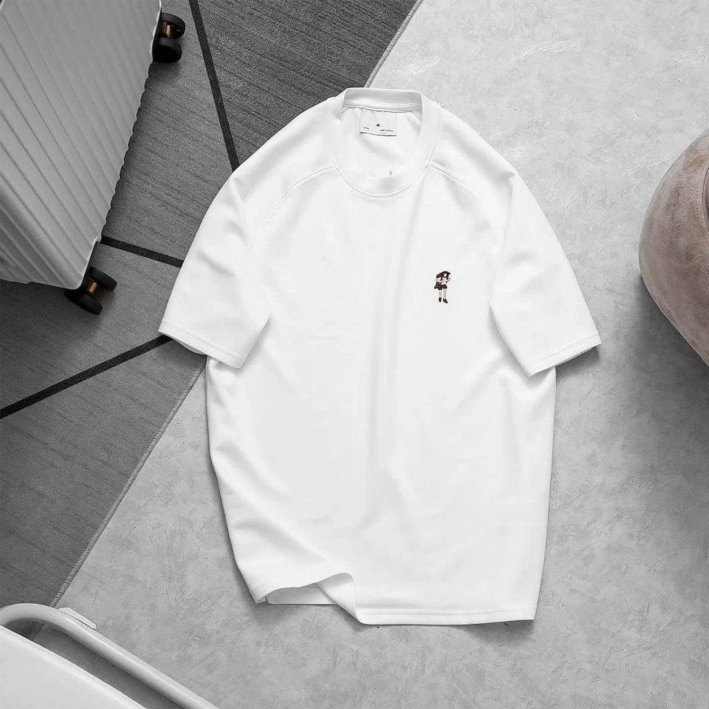 H2T เสื้อยืดผู้ชายผ้าฝ้ายสุดเท่ 4 สี Regular fit 1883