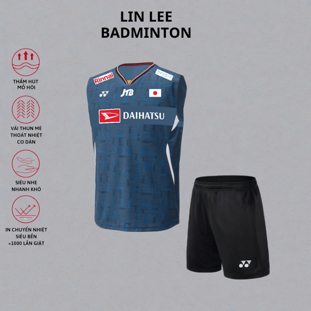 ชุดแบดมินตันการแข่งขันระดับมืออาชีพของ Yonex TT733