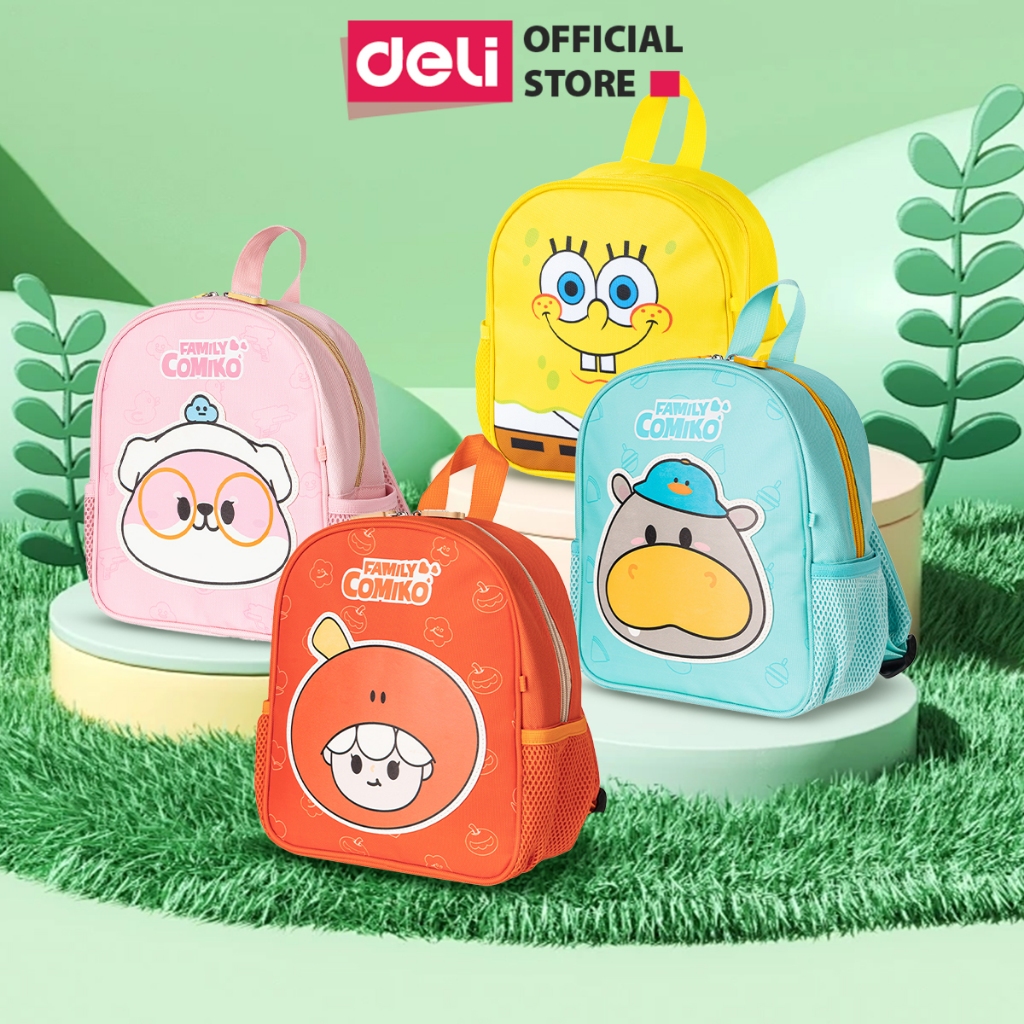 กระเป๋าเป้โรงเรียนสัตว์น่ารักสําหรับเด็กชายและเด็กหญิง Deli - น่ารักสําหรับก่อนวัยเรียน