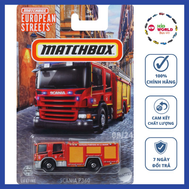 Matchbox Model Vehicle European Streets Series Scania P360 HV33.