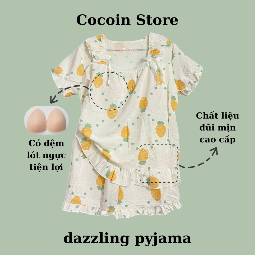 PYJAMA SHORT CARROT PATTERN