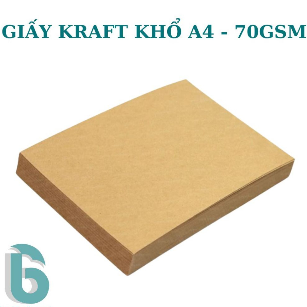 [กระดาษ KRAFT] 100 แผ่นกระดาษ KRAFT A4 ขนาดกระดาษรองกระดาษ KRAFT QUANTITY 70GSM - BAOBOONLINE