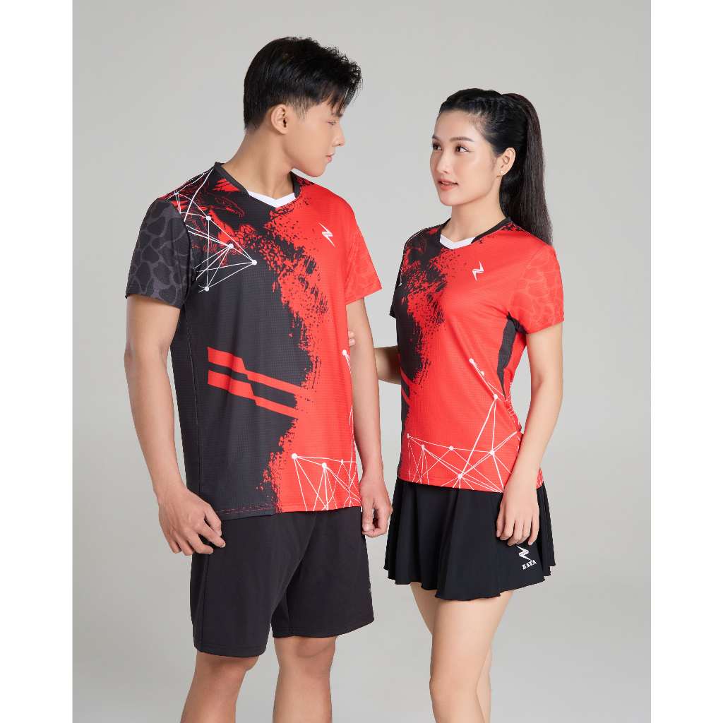 เสื้อและกางเกงแบดมินตัน ZATA สําหรับการแข่งขันและฝึกซ้อมรุ่นใหม่ 2025 - ZT013