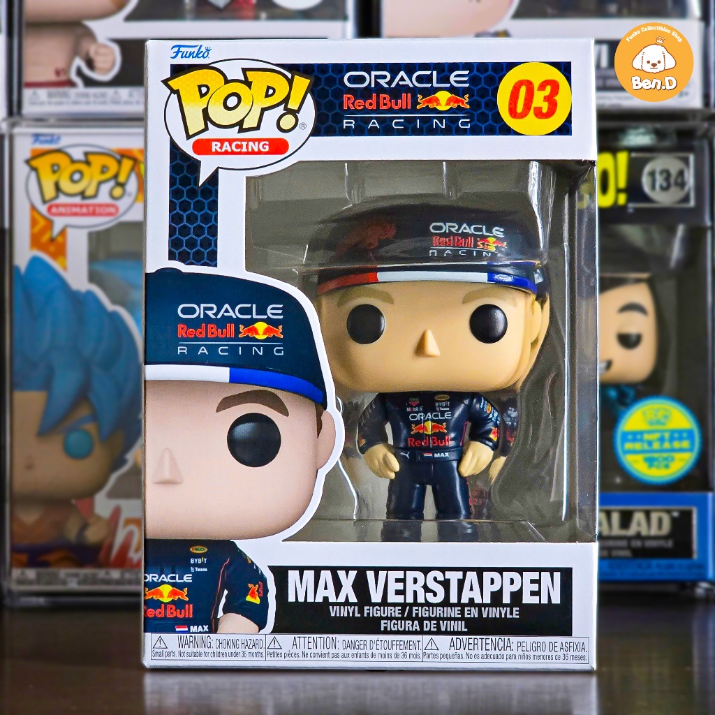 FUNKO ฟังโก้ป๊อป! ฟิกเกอร์ Fiko POP! เรซซิ่ง: สูตร F1 - Max Verstappen 03
