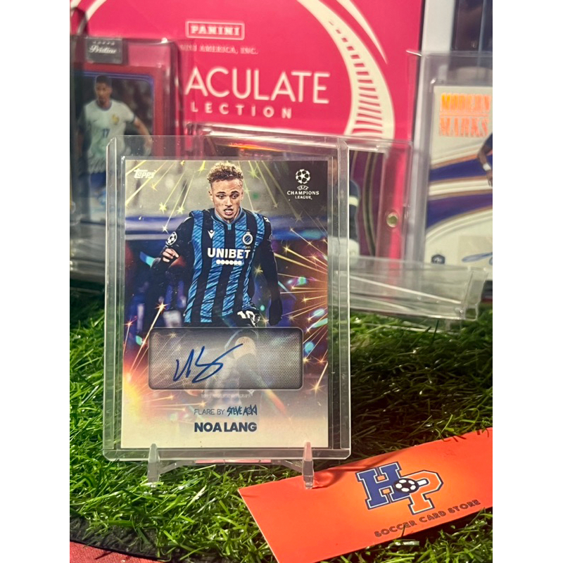 การ์ดฟุตบอล Topps Aoki 2020/21 ลายเซ็นต์ Noa Lang