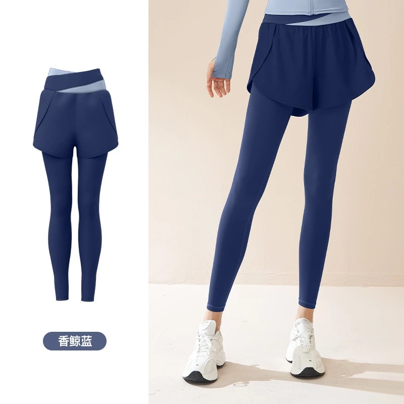 กางเกงยิมผู้หญิงผ้ายืด 4 ทาง ม.ค047 เค01 thumbnail 5