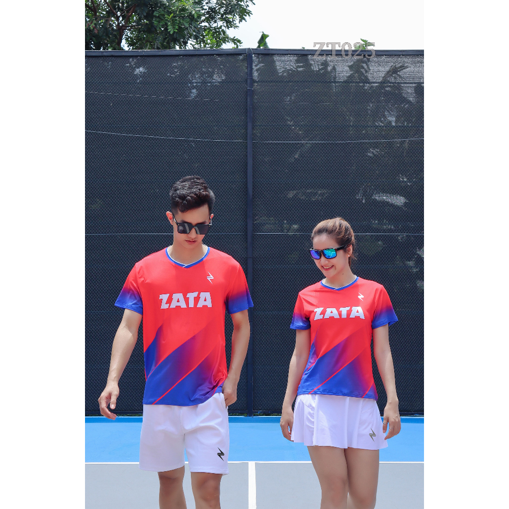เสื้อและกางเกงแบดมินตัน ZATA สําหรับการแข่งขันและฝึกซ้อมรุ่นใหม่ 2025 - ZT025