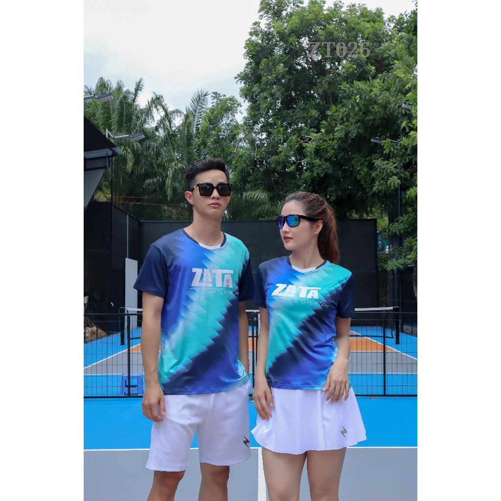 เสื้อและกางเกงแบดมินตัน ZATA สําหรับการแข่งขันและฝึกซ้อมรุ่นใหม่ 2025 - ZT026