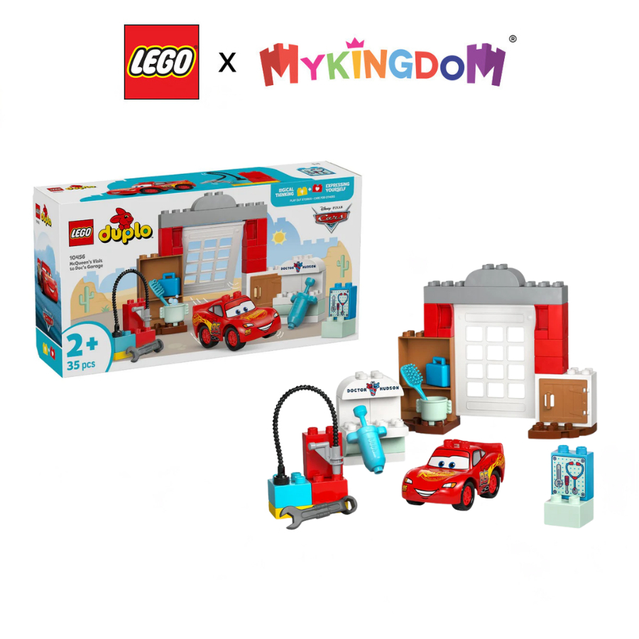 LEGO DUPLO 10456 Doctor Docs Garage Visitor และ McQueen Toy (35 ส่วน)