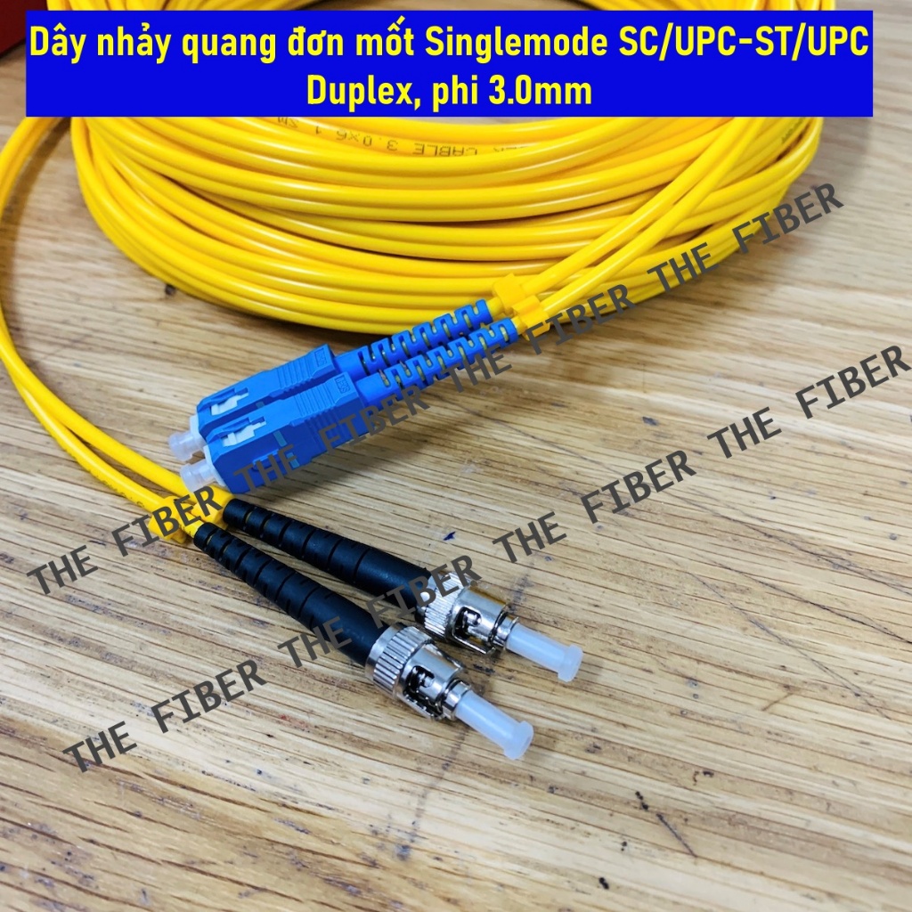 สายแพทช์ออปติคอลโหมด SC/UPC-ST/UPC non-3.0mm ความยาวดูเพล็กซ์ได้ตามต้องการ