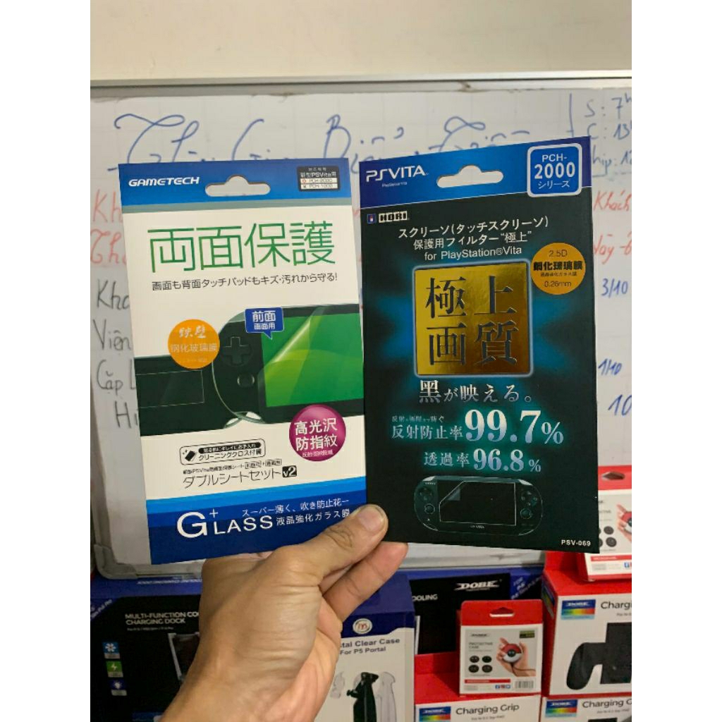 (ของเหลว) ฟิล์มกันรอยหน้าจอสําหรับ psvita 1000 2000 กระจกนิรภัย Psvita PSVITA สติกเกอร์ป้องกัน