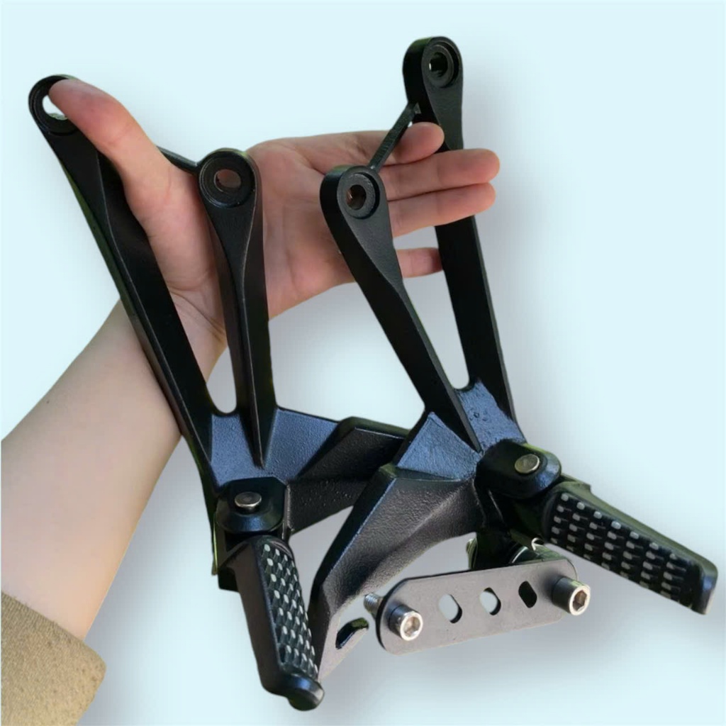 (ภาพจริง วิดีโอจริง) Z1000 พักเท้าติดตั้งสําหรับ Exciter 150, Exciter 155 Winner X Footrest Ex 150, 