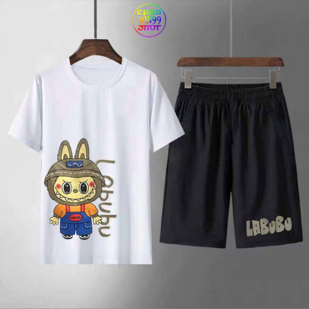 LABUBU ชุดวอร์มชาย เสื้อผ้า CUTE PATTERNS AND ACTIVE PERSONALITY 2025 - win99