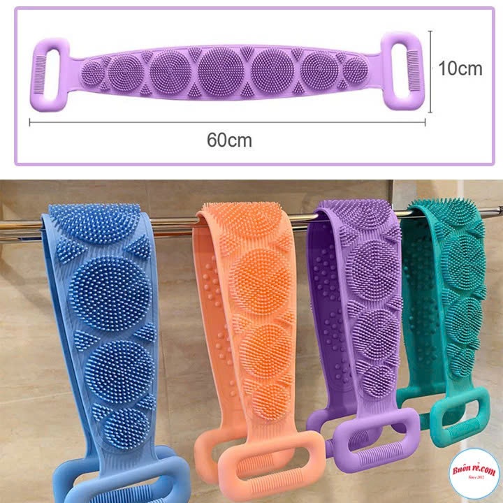 สไตล์ใหม่ SILICON BACK BELT CLEANS BACK ACNE EASY