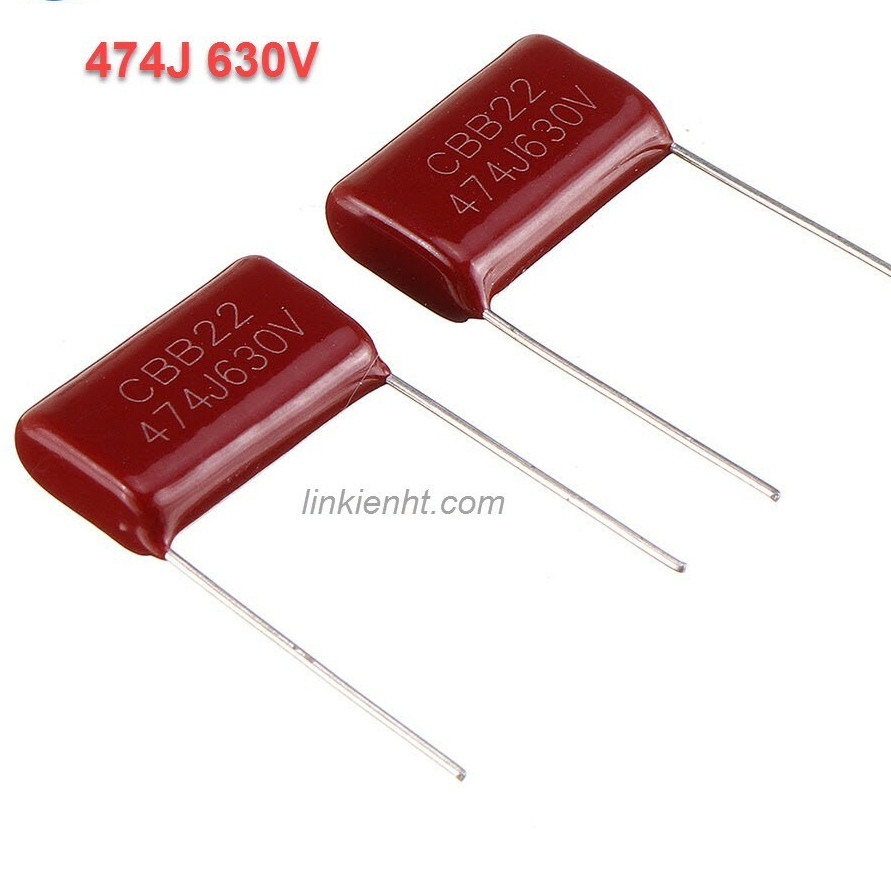 กระเป๋า 10 สีแดง CAPACITOR CBB22 CBB 474J 630V 0.47UF 630V 474