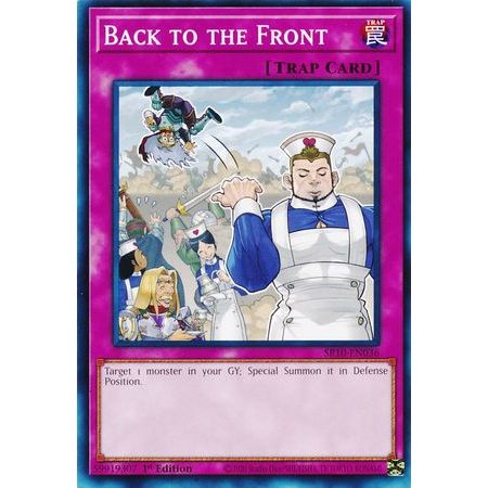 การ์ด Yugioh - TCG - Back to the Front - SR10-EN036 - Common 1st Edition