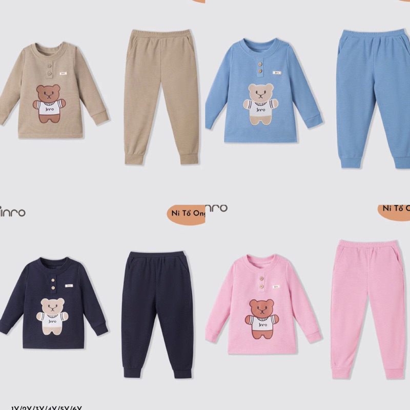 [Jinro] Jinro Autumn Winter Long Sleeve Set 1y-6y