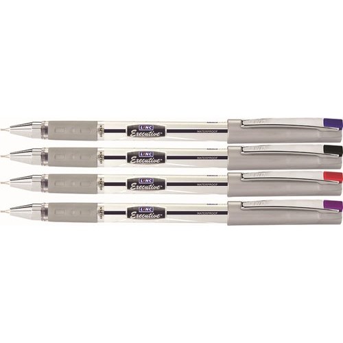 ปากกาเจล LINC Executive Box 10 ชิ้น made in INDIA - ปลายปากกา 0.5 มม.