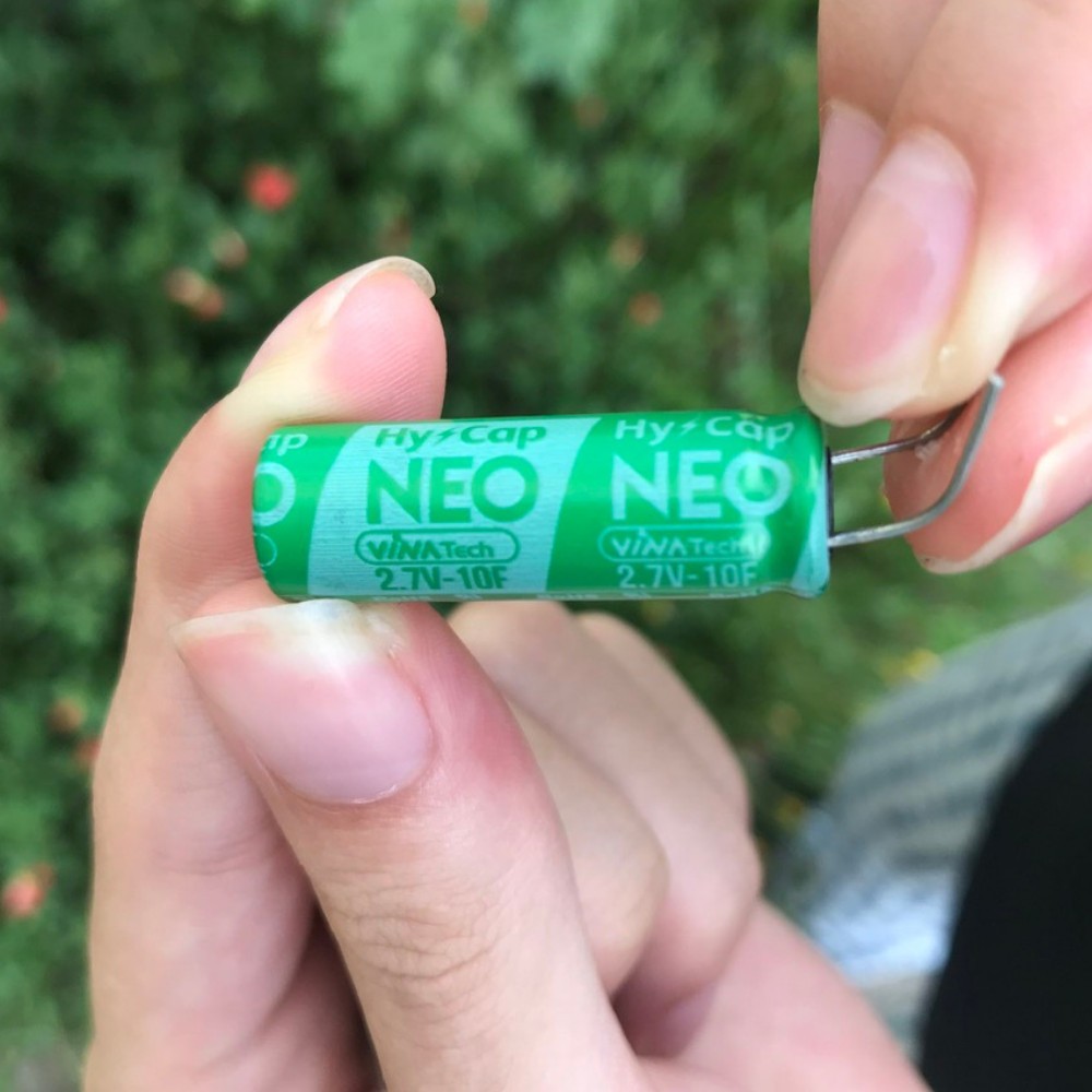 Super Capacitor 2.7V 10F 11mAh 10F 2.7V Capacitor