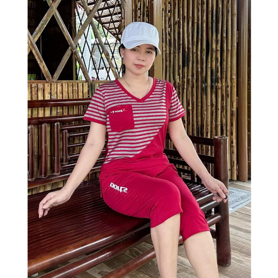 TPS152(M-7XL) ชุดคอเต่าผ้าฝ้าย 4 ทาง TuyenPhan Bigsize