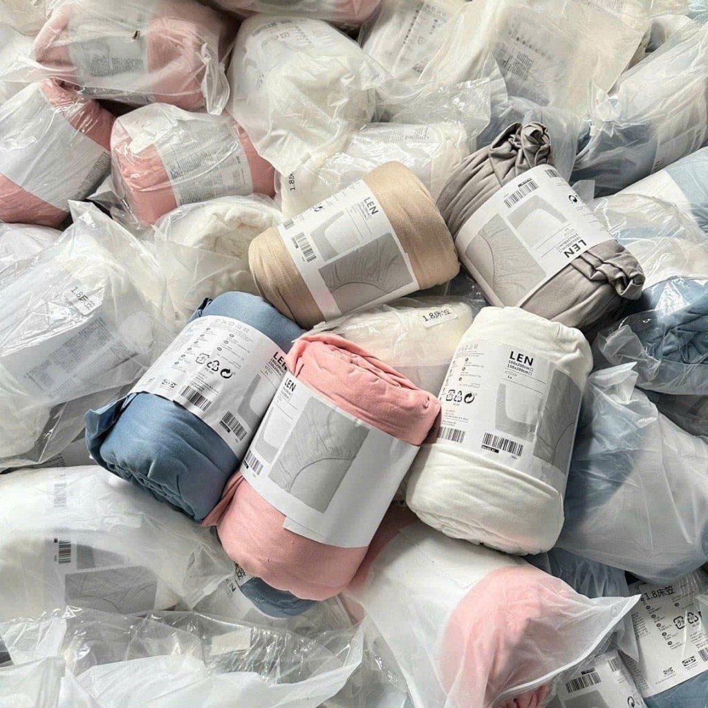 |Anhd.shop| ผ้าปูที่นอนผ้าฝ้าย IKea