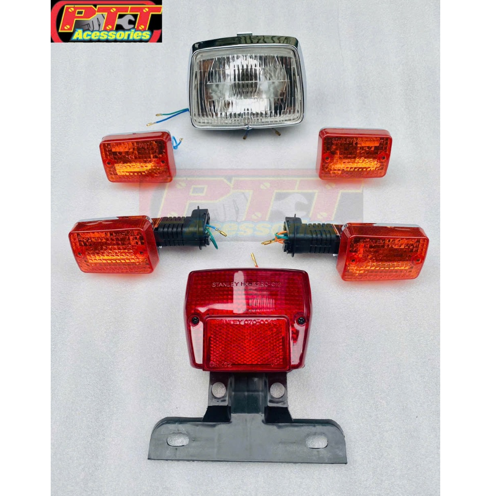 ชุด (4 รายการ) ไฟ + ด้านหน้า - ไฟเลี้ยวด้านหลังสําหรับ CUB 82 - DH - DD - CUSTOM