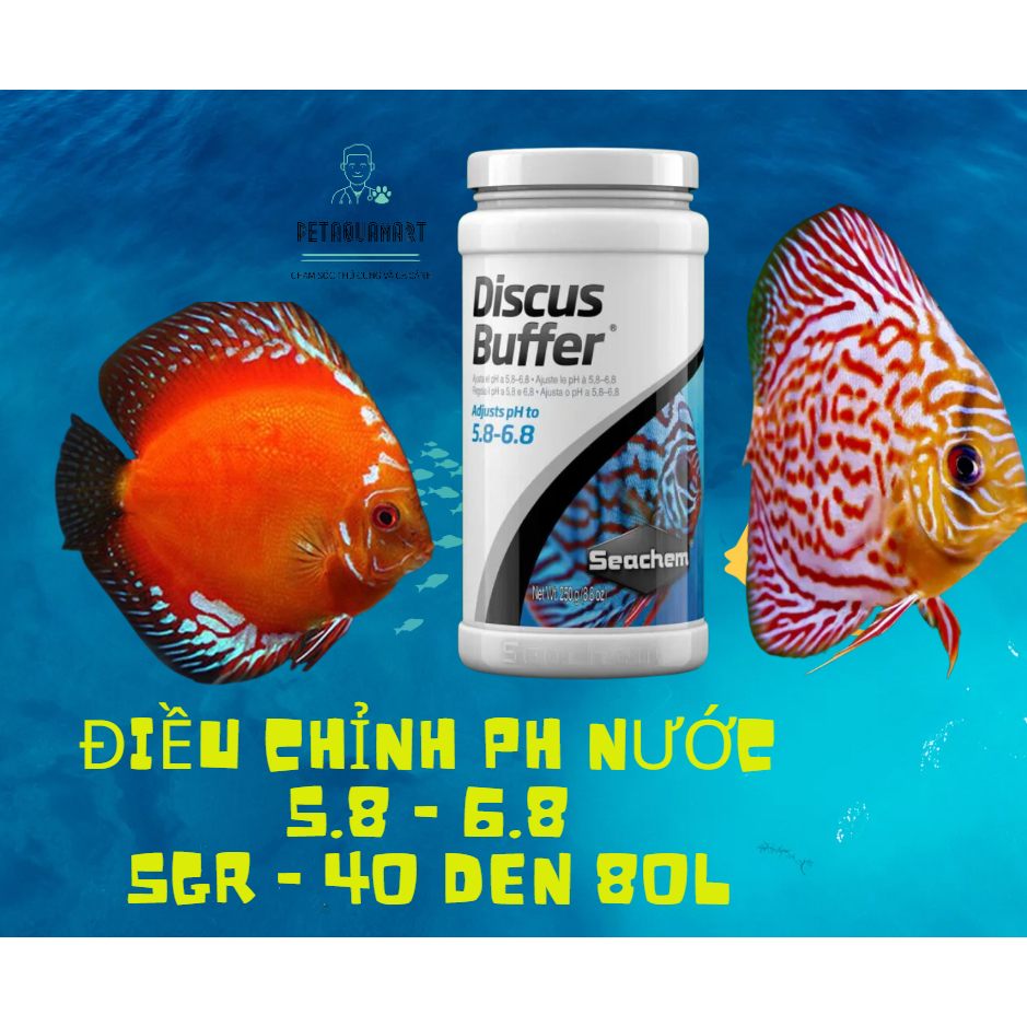 เบาะกันโคลง Ph (5.8-6.8 ) - บัฟเฟอร์ Discus สําหรับตู้ปลา Discus จาก seachem USA