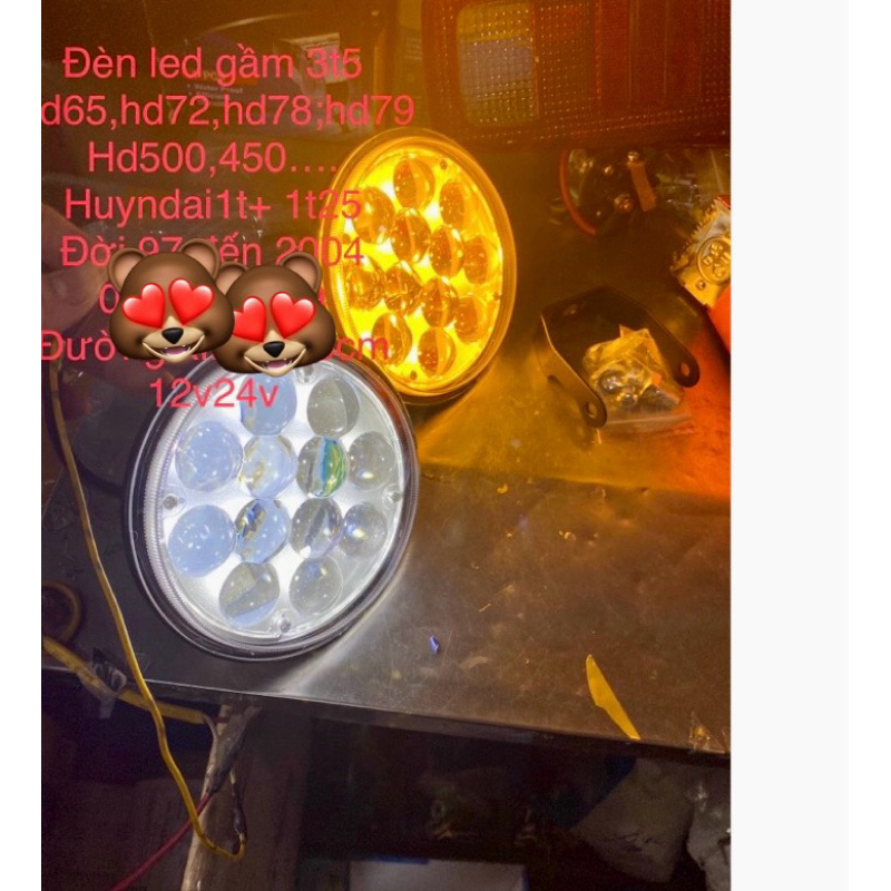 ไฟใต้ท้อง Led ติดตั้งกันชนหน้าสําหรับ hyundai 3t5, hd65, hd72, hd99, n250, hd78, hyundai1t+1t25 สีขา