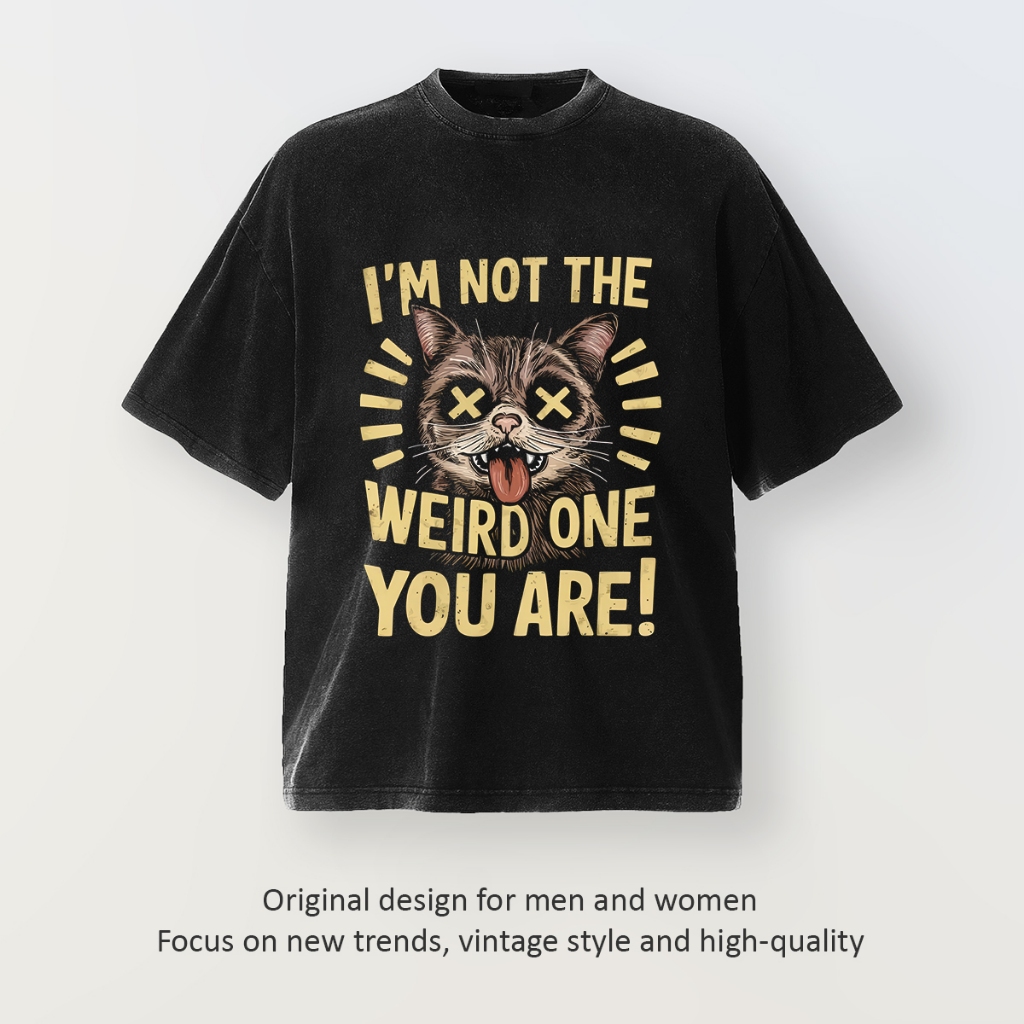 WASH BLACK GREY เสื้อยืดทรงหลวมสําหรับผู้ชายและผู้หญิง Unisex ผ้าคอตตอน 230GSM ไม่มีซับใน ไม่จางหาย 