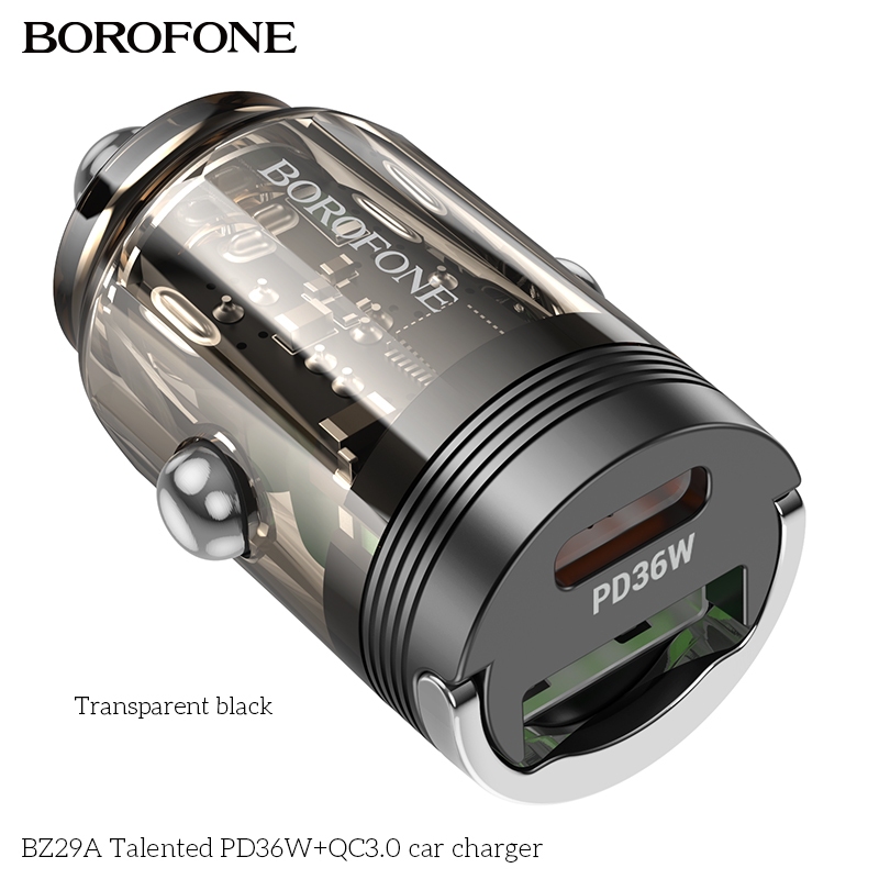 Fast Charger BZ29A PD36W+QC3.0 (USB+Type-C) / BZ29B PD36W (2 Type-C) - ชาร์จเร็วที่ปลอดภัยสําหรับรถย