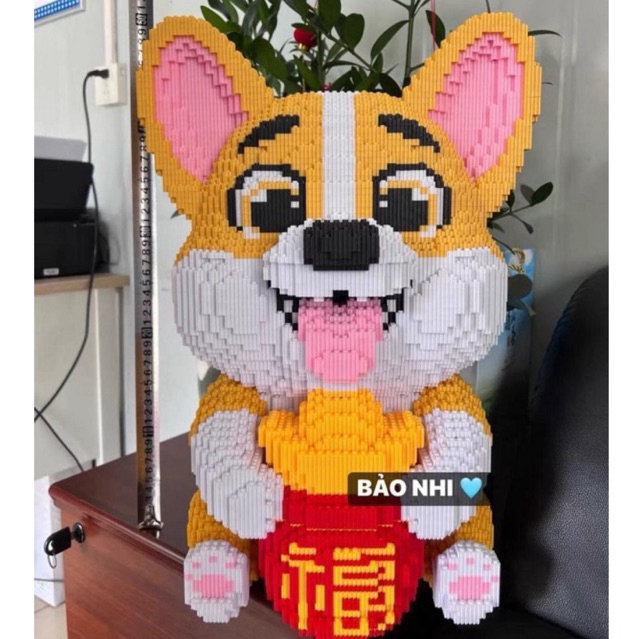 [BAO Nhi STORE 97] [ขนาด: 50 ซม.] โมเดลของเล่นประกอบ/พุดดิ้งรุ่นใหม่ shiba God of Wealth Dog 🩵