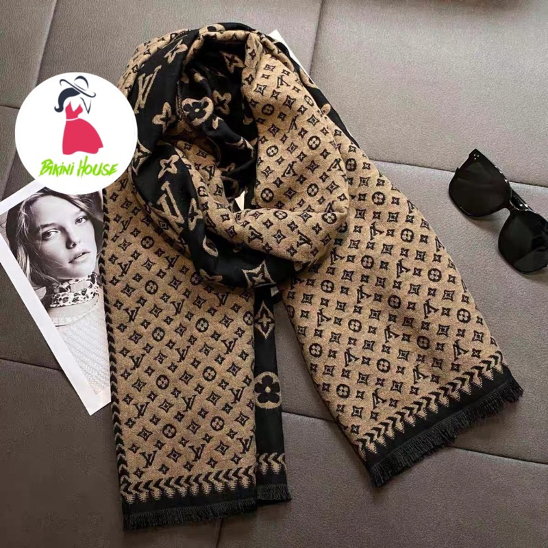 ผ้าพันคอเย็นคุณภาพสูง ผ้าพันคอลาย lV หรูหราอ่อนเยาว์ k7