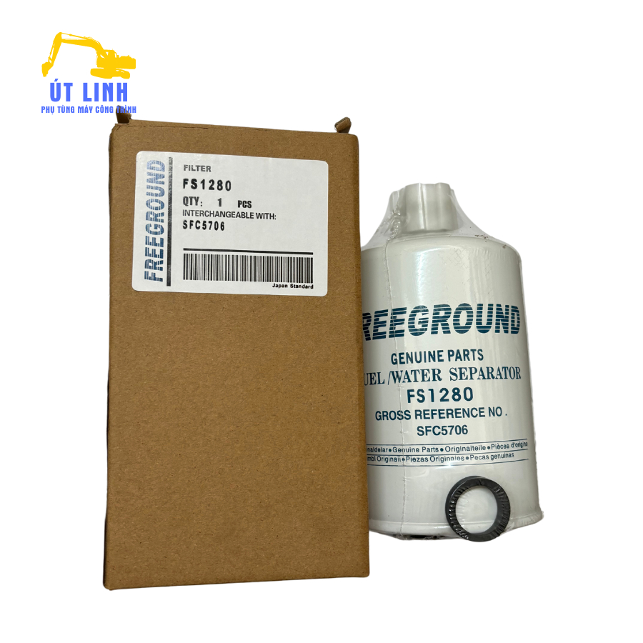 กรองน้ํามันเชื้อเพลิงดิบ FS1280 P551329 เจส2016 ใช้สําหรับรถขุดและเครื่องจักรก่อสร้าง