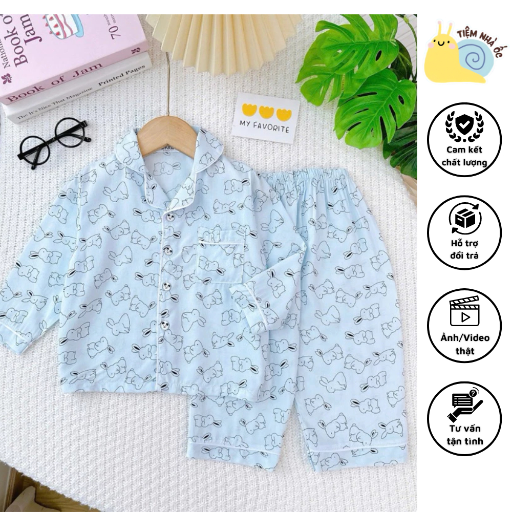 ชุดชุดนอนผ้าลินินแขนยาวสําหรับเด็กทารกที่ทําจากผ้าลินินผิวสองชั้นเย็นดูดซับเหงื่อนุ่มและเรียบ