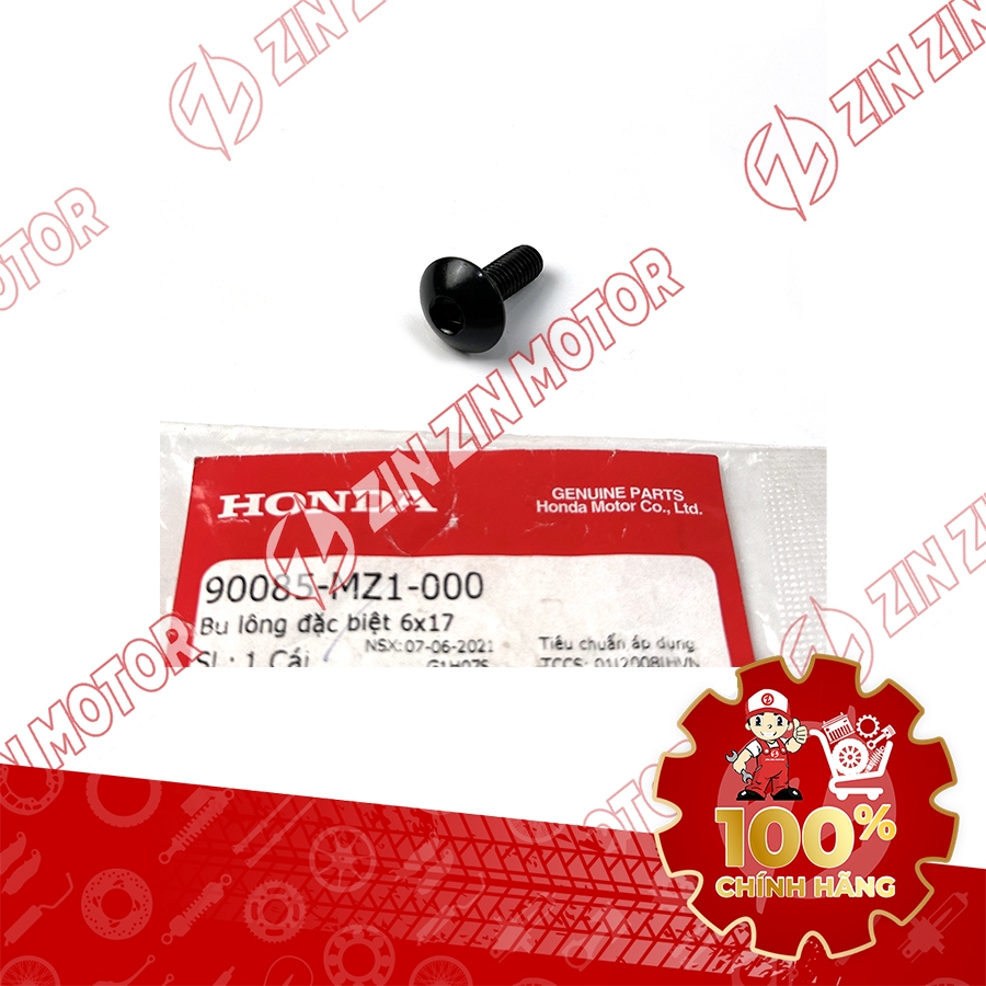 สกรูและสลักเกลียวพิเศษ 6x17 สําหรับ AB 2016 - 2021, Air Blade 150, AirBlade 125 90085-MZ1-000, 90085
