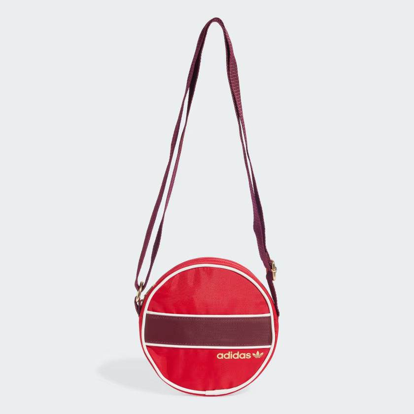 Adidas Round Crossbody Bag - สีแดง - IX7448