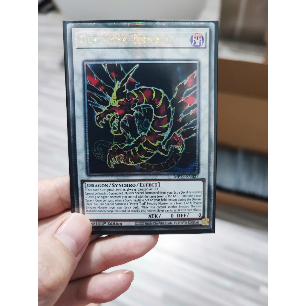 [Yugioh Funny Shop] การ์ด 1 ใบ Ultimaya Tzolkin - MP24-EN027 - Quarter Century Rare รุ่นที่ 1