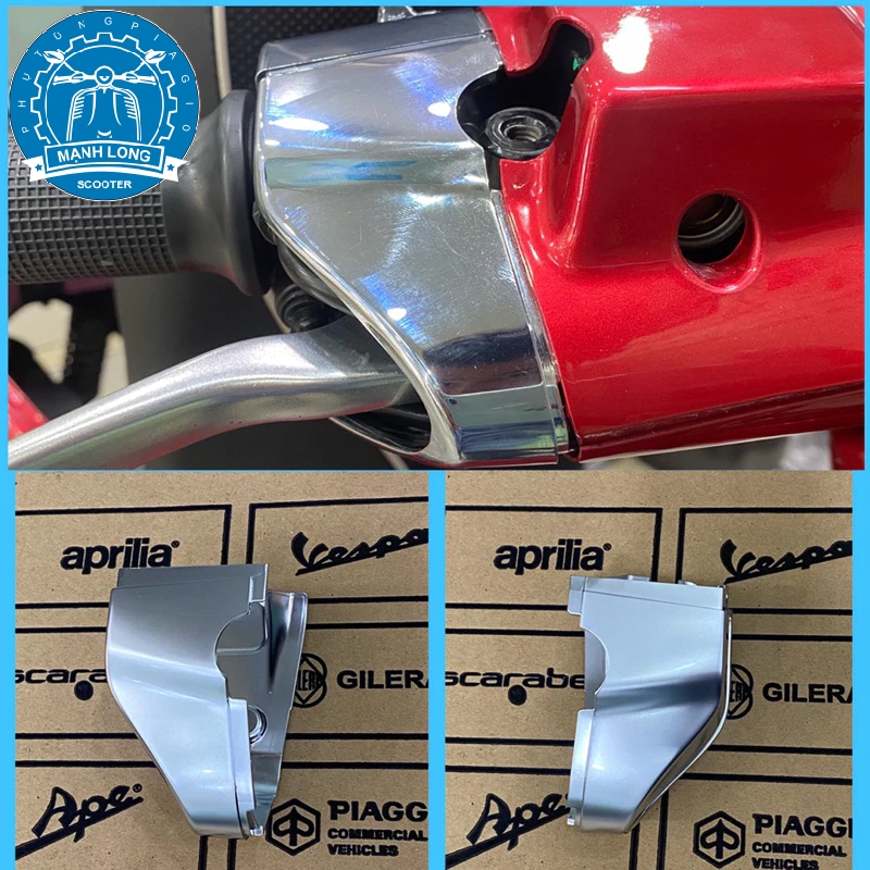 Vespa sprint สะเก็นสวิตช์ Vespa primavera (สีเงิน) เหมือนใหม่ 99%