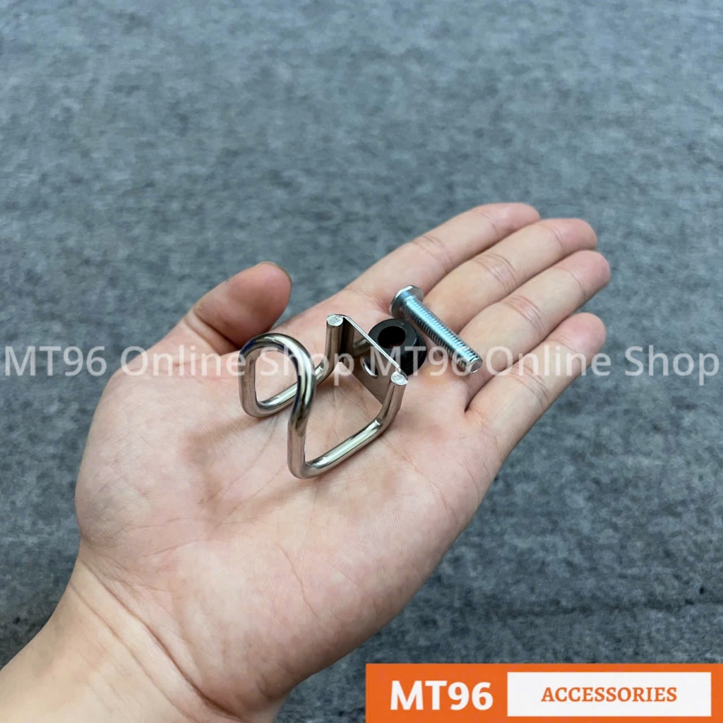 ไม้แขวนเสื้อสแตนเลสสําหรับรถจักรยานยนต์ที่แขวนรูปตัวยูสแตนเลสสําหรับรถจักรยานยนต์