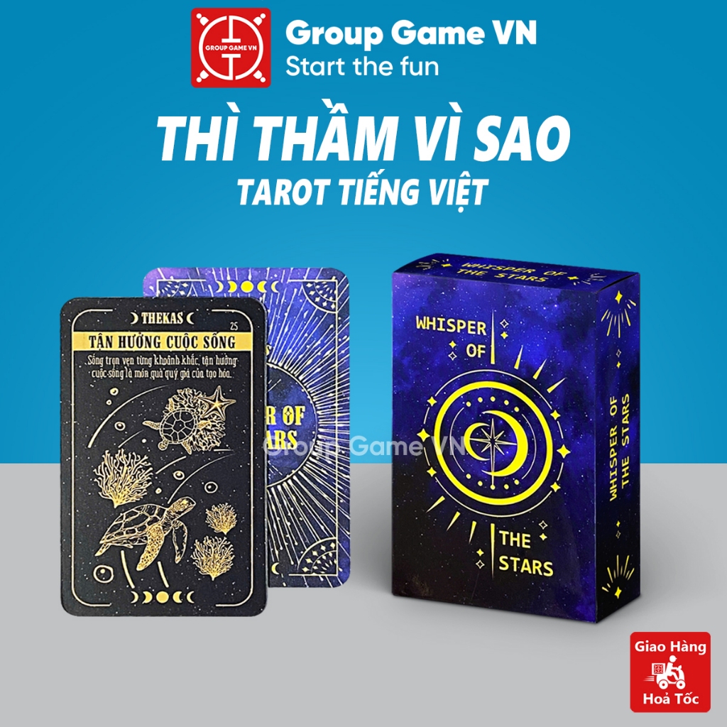 TRI Whistle Of The Stars Oracle - Whistle Of The Stars, Tarot Cards เวียดนาม Hard Paper