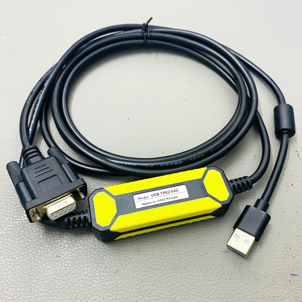 DELTA TP04G DVPACAB530 สายการเขียนโปรแกรมหน้าจอ HMI