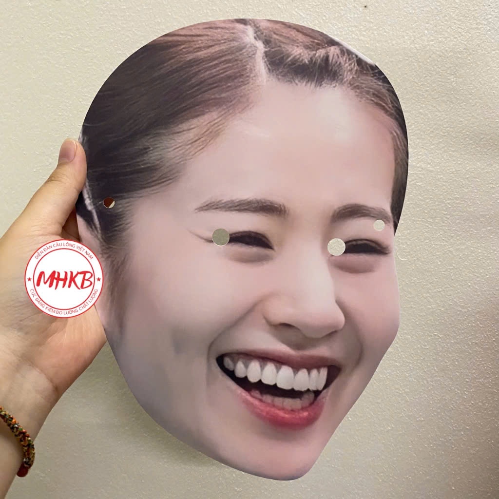 Shida, An Se Young, Viktor Axelsen, หน้ากาก Lin Dan, หน้ากากกระดาษของแขนไม้แบดมินตันชื่อดัง