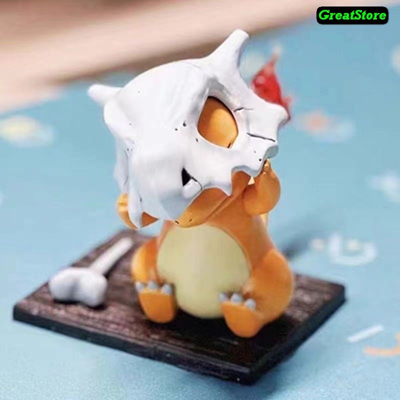 [ Available ] Pokémon Cubone Take Off Hat Pokémon Cubone Figure 8cm