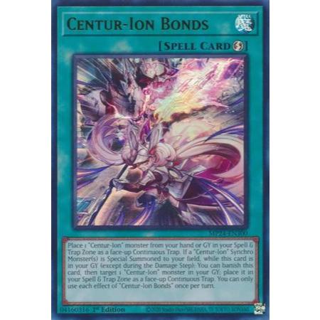 [KW2 Yugioh] [EN-UK] การ์ดพันธบัตร Centur-Ion - MP24-EN300 - ฉบับอันดับ 1 ที่หายากมาก
