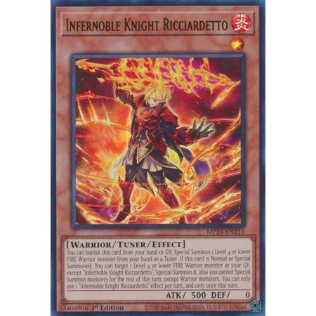 [KW2 Yugioh] [EN-UK] [Nice Art] Thẻ bài Infernoble Knight Ricciardetto - MP24-EN211 - Ultra Rare 1st