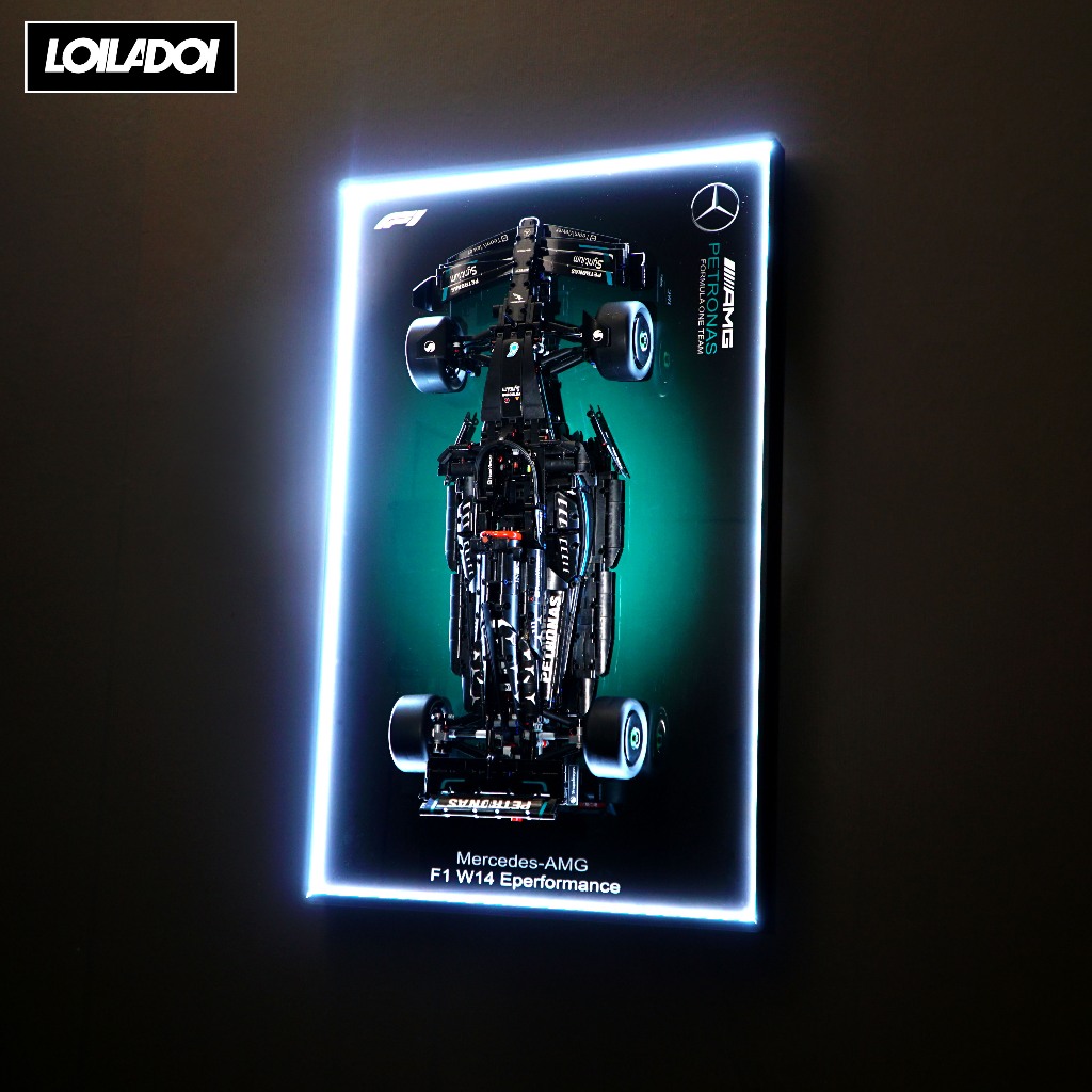 Lego Technic Car แขวนกรอบรูปขนาด 1:6, 1:8, 1:10, F1 - กรอบรูปผนังพร้อมอุปกรณ์เสริมเต็มรูปแบบสําหรับร