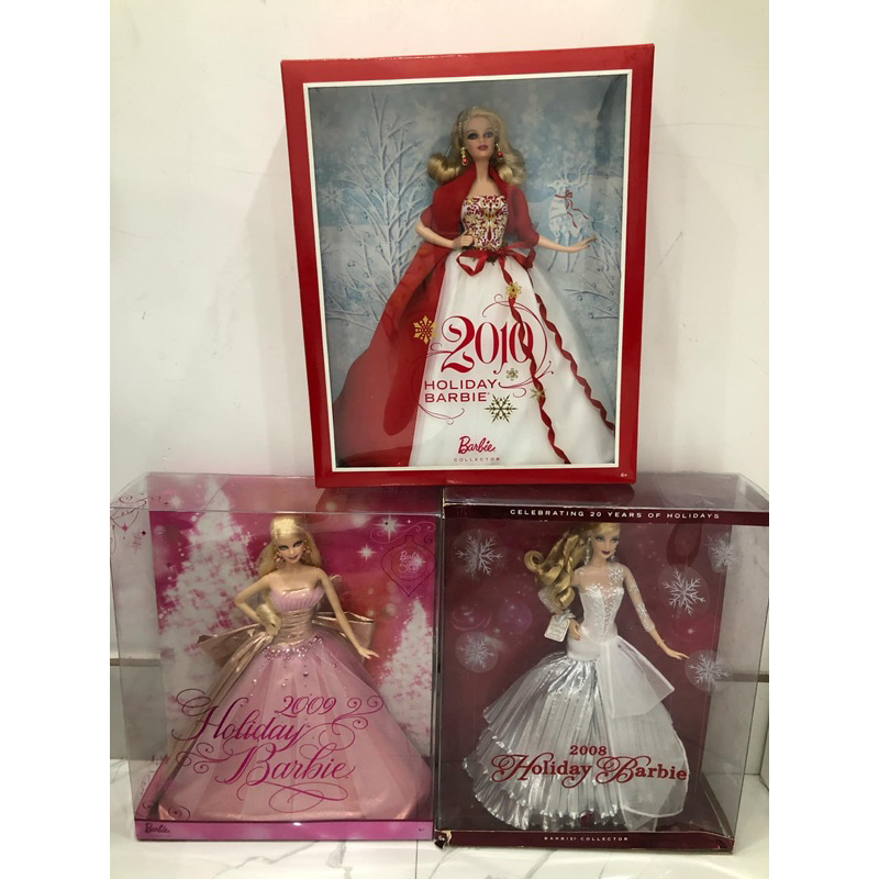 Barbie Holiday Doll 2008, 2009, 2010