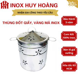Thùng đốt vàng mã inox nhiều kích thước, thùng đốt giấy inox, lò đốt vàng mã inox, lò đốt giấy inox nhiều kích cỡ